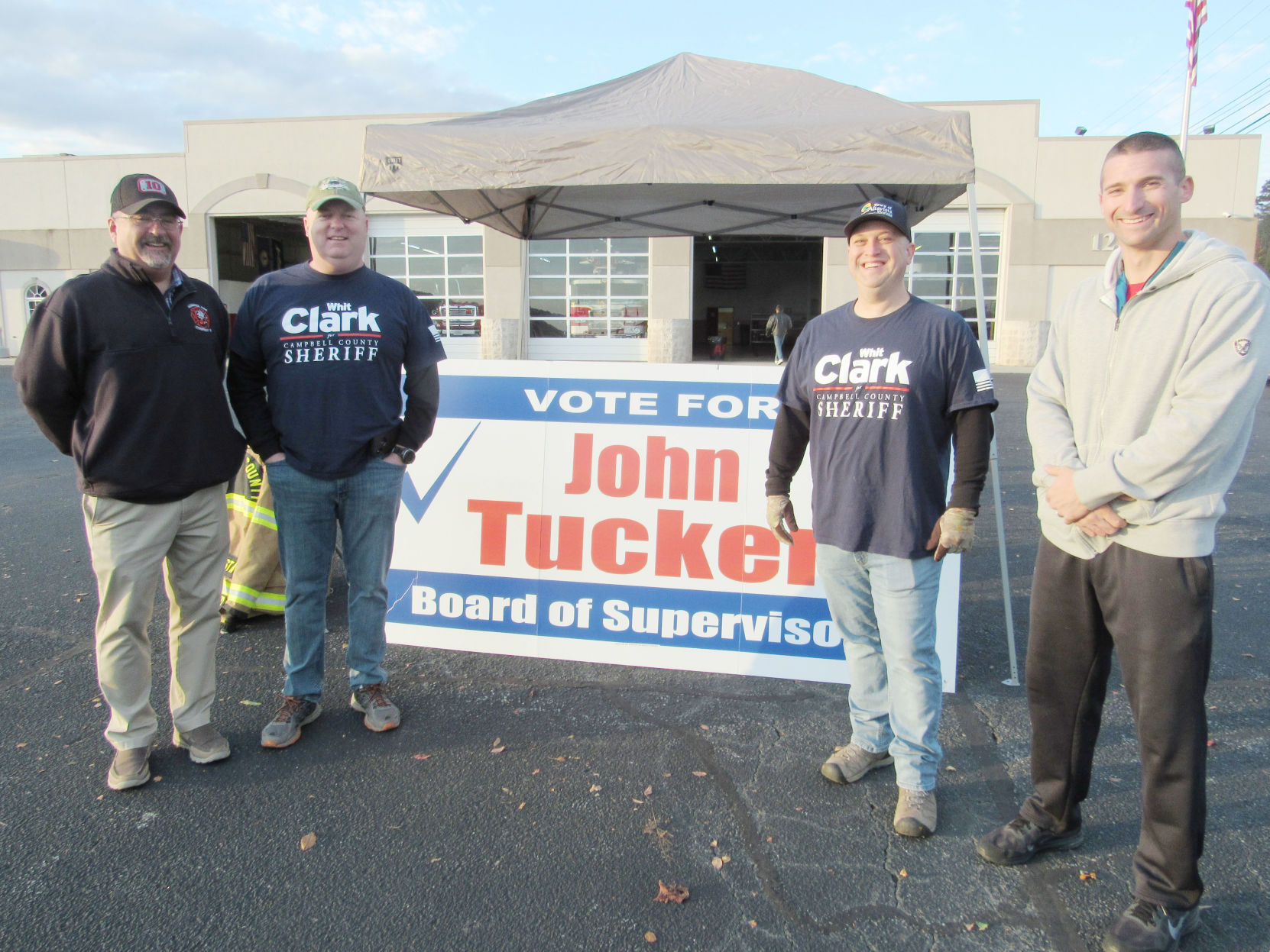 John Tucker campaigns for election as Supervisor